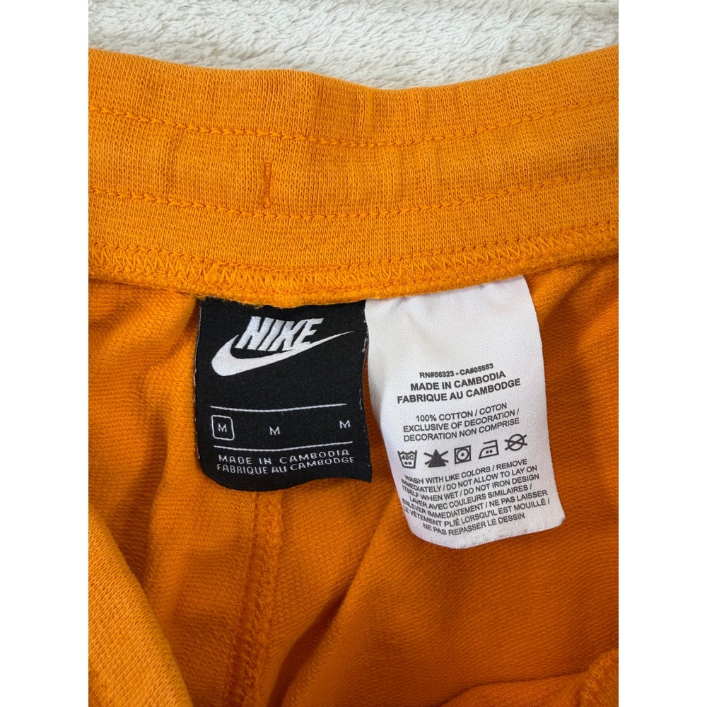 Nike Mens Sportswear Alumni French Terry Shorts Orange AT5267-833 Size M - Picture 7 of 14